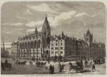 Columbia Market, Bethnal-Green, Built by Miss Burdett-Coutts, Opened on Wednesday